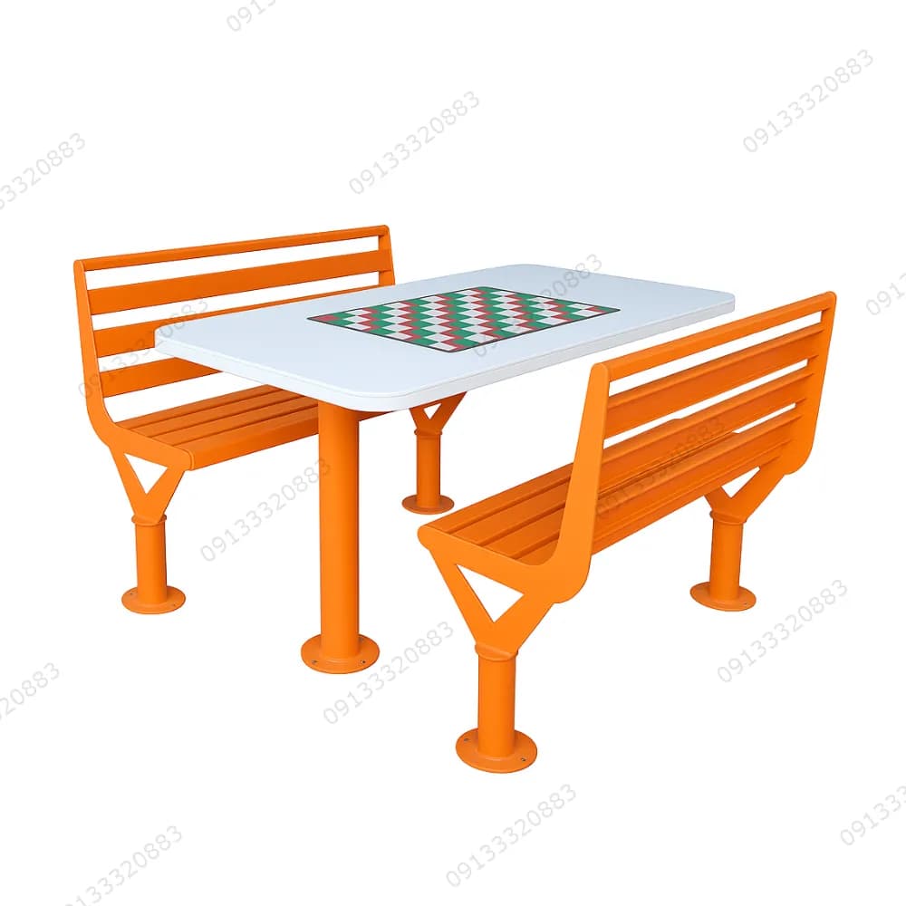 نیمکت پارکی کد N10 - گروه تولیدی ساختارک — تصویر ۵