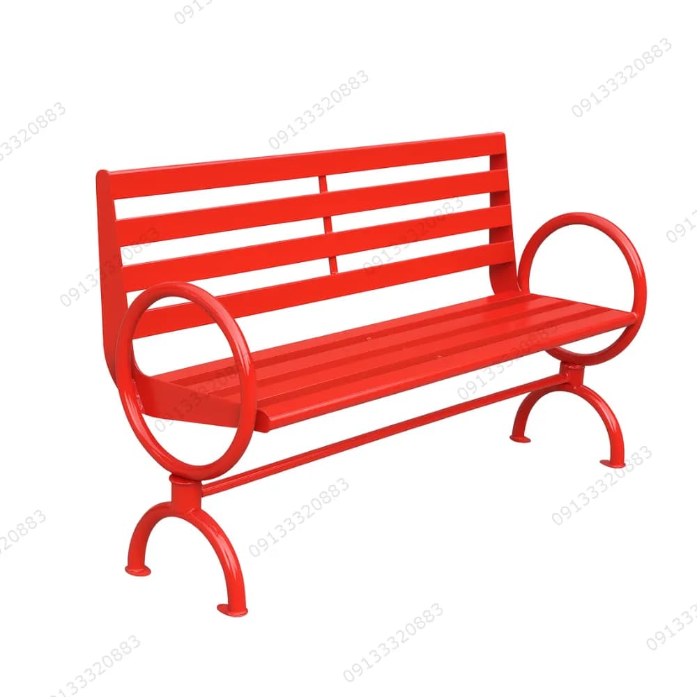 نیمکت پارکی کد N2 - گروه تولیدی ساختارک — تصویر ۵