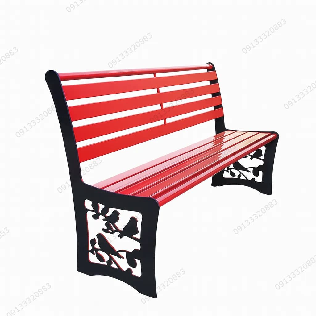 نیمکت پارکی کد N11 - گروه تولیدی ساختارک — تصویر ۳