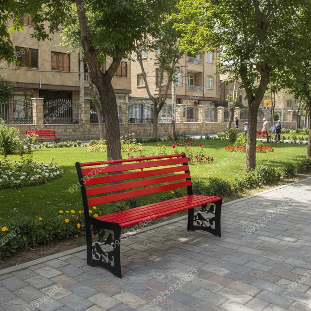 نیمکت پارکی کد N11 - گروه تولیدی ساختارک