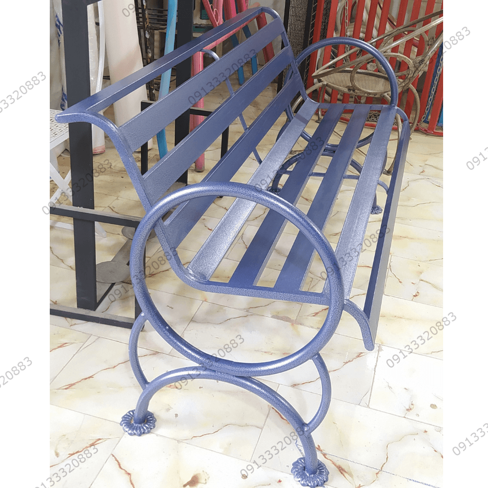 نیمکت پارکی کد N1 - گروه تولیدی ساختارک — تصویر ۳