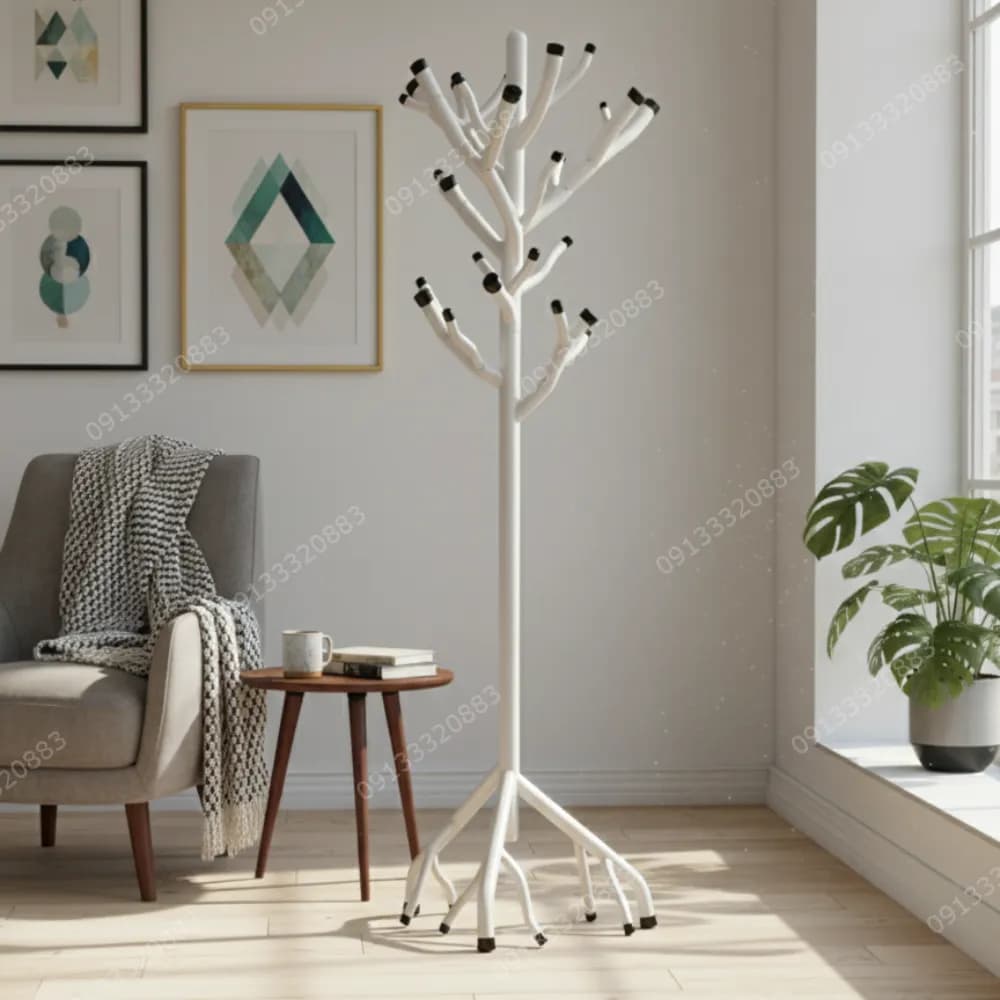 چوب لباسی ایستاده مدل درختی - گروه تولیدی ساختارک