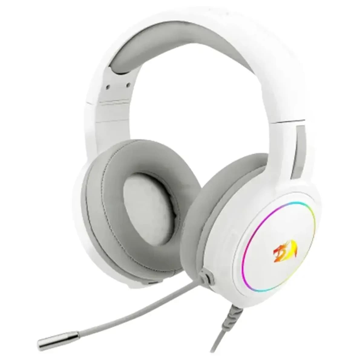 هدست با سیم گیمینگ ردراگون H270 Mento RGB White