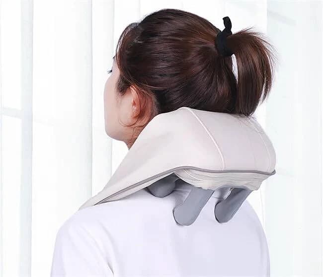 ماساژور شانه و گردن خرچنگی HJ-188 | ماساژور حرفه‌ای با گرمایش مادون قرمز — تصویر ۵