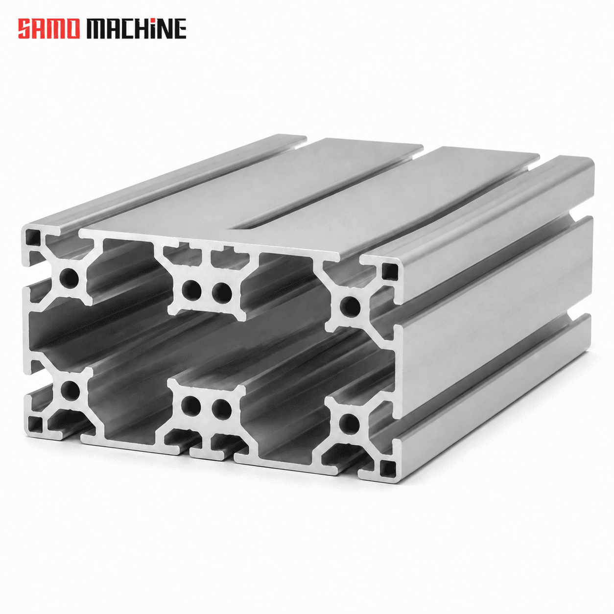 پروفیل آلومینیومی شیاردار 120×60
