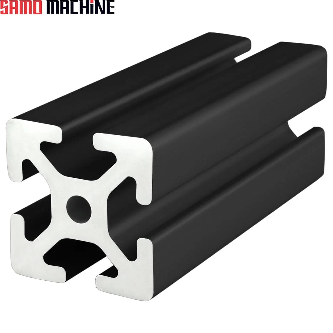 پروفیل آلومینیوم شیاردار 40×40 مشکی