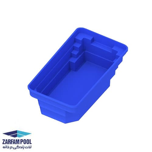 استخر پیش ساخته زرفام سایز 3.8 در 10 متر