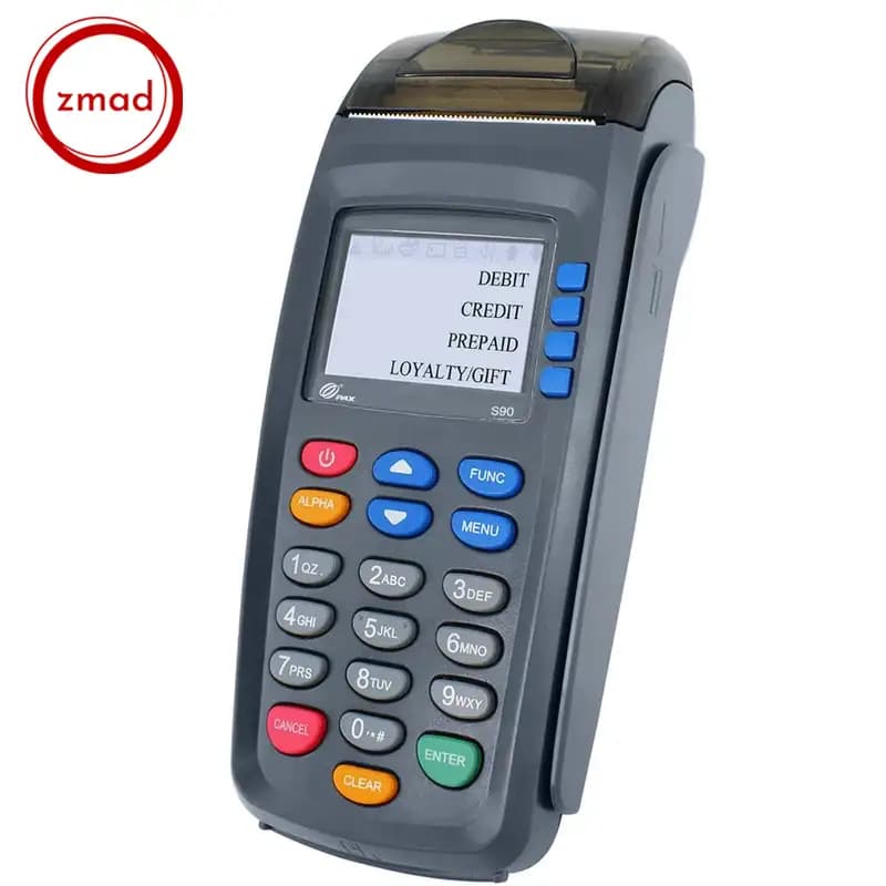 کارتخوان سیار PAX S90 استوک اینترنت 4G (خرید اقساطی-پرداخت در محل) — تصویر ۳