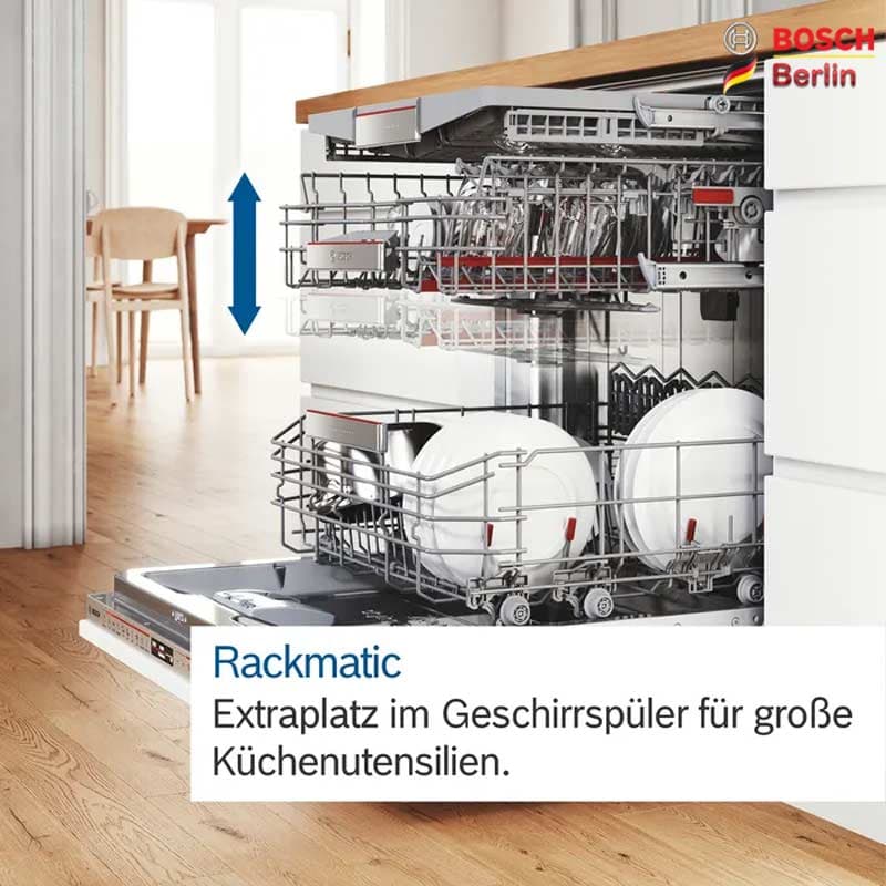 ماشین ظرفشویی توکار بوش مدل BOSCH SMI4EBS01D — تصویر ۵