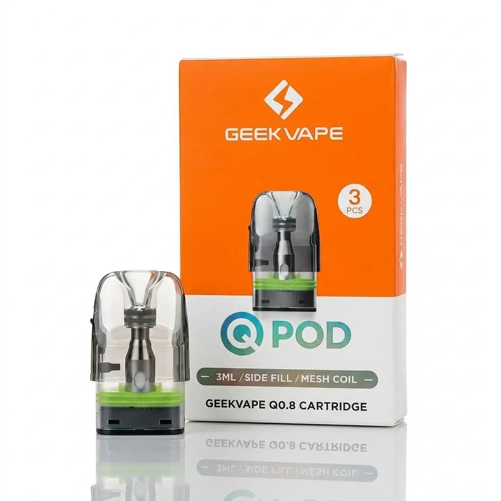 کارتریج گیک ویپ کیو ۰.۸ اهم ۳ میلی لیتر (تکی) – Geekvape Q Cartridge 0.8Ω