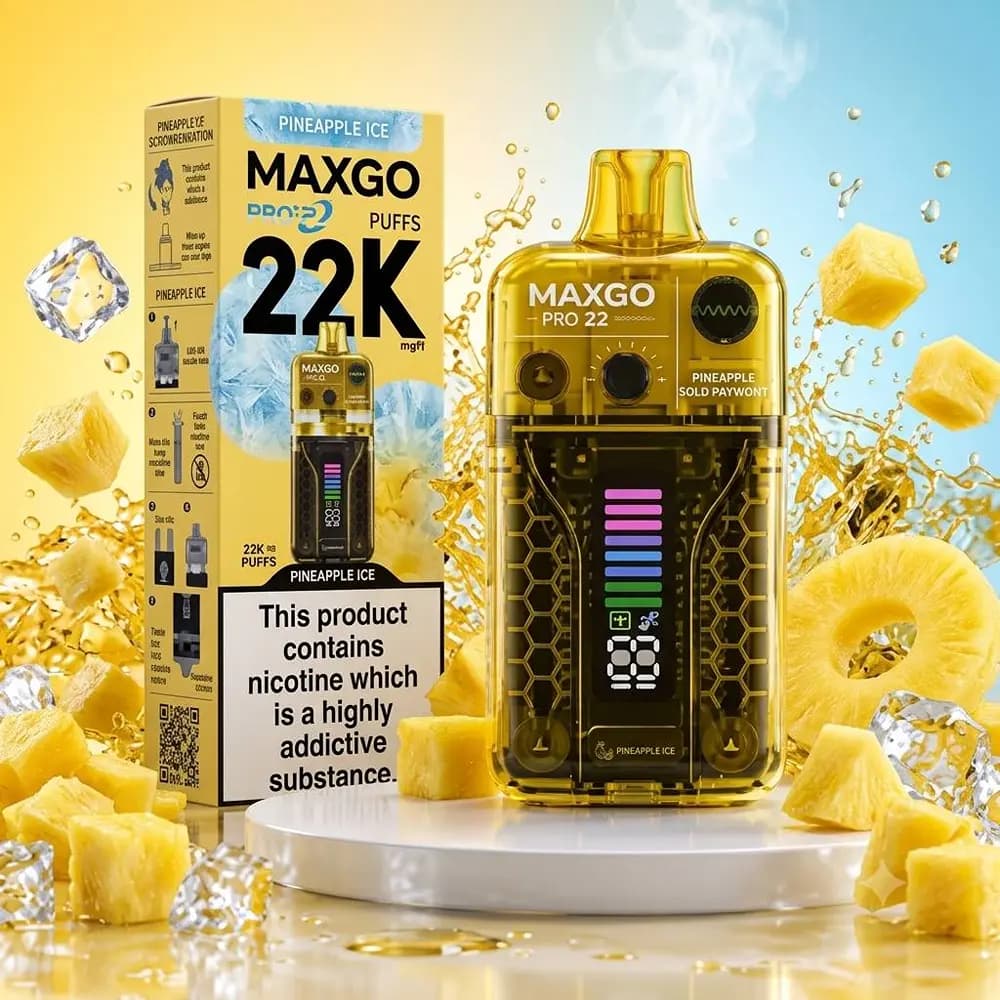 پاد سیستم نیمه دائمی مکس گو پرو ۲۲ هزار پاف RELX MaxGO Pro 22K (قابل شارژ مجدد) — تصویر ۵