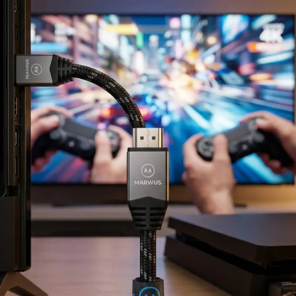 کابل HDMI مارووس (MARWUS) مدل H223-4K طول 1.5 متر — تصویر ۵
