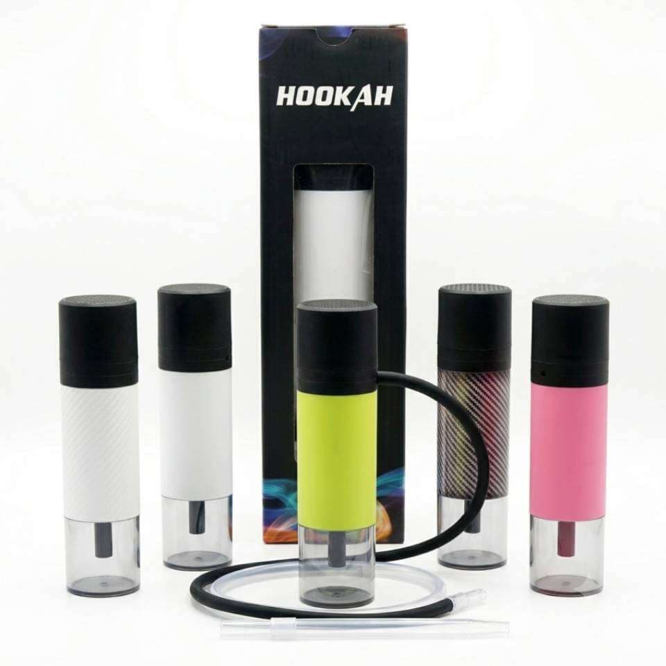 قلیان مسافرتی و خودرویی هوکاه HookAH مدل لیوانی به همراه لوازم جانبی