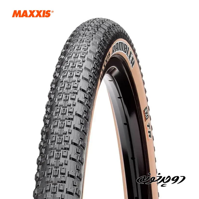 لاستیک دور کرم مکسیس Maxxis Rambler 700x40C EXO TR TAN