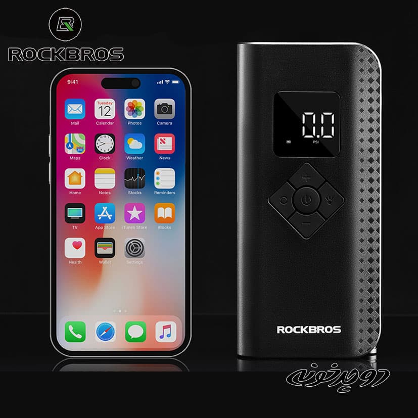 تلمبه الکتریکی راکبراس Rockbros 7-150psi — تصویر ۴