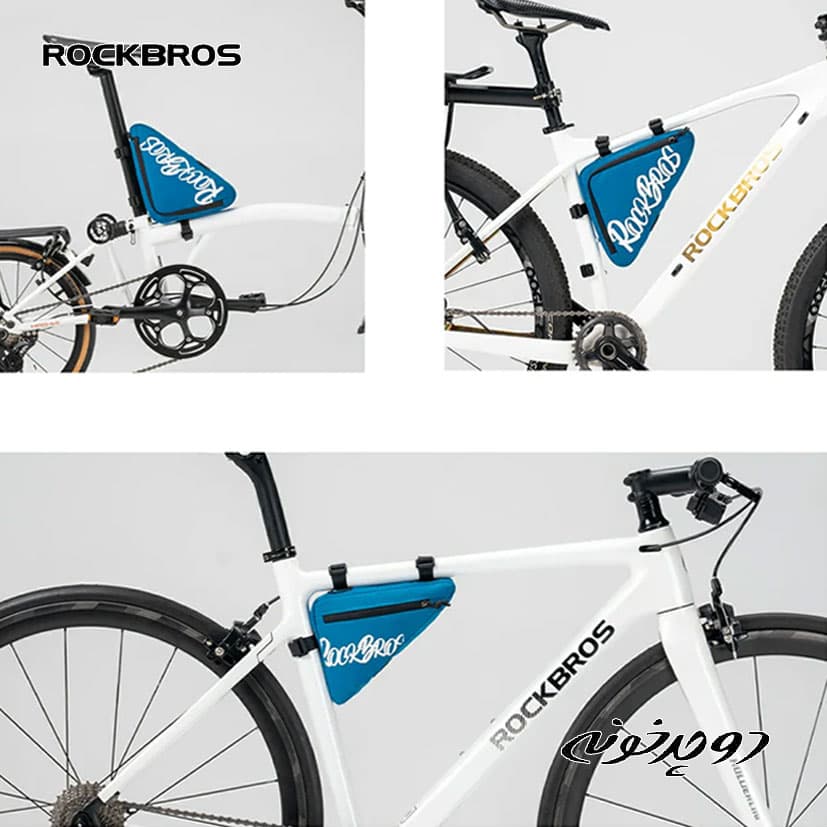 کیف مثلثی راکبراس ROCKBROS FlashRide Sketch Bike Triangle Bag — تصویر ۳