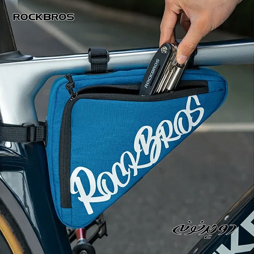 کیف مثلثی راکبراس ROCKBROS FlashRide Sketch Bike Triangle Bag — تصویر ۶