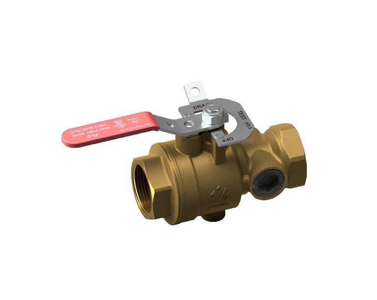 شیر تست و تخلیه آتش نشانی برند فلوکام Flowcom Test & Drain Valve