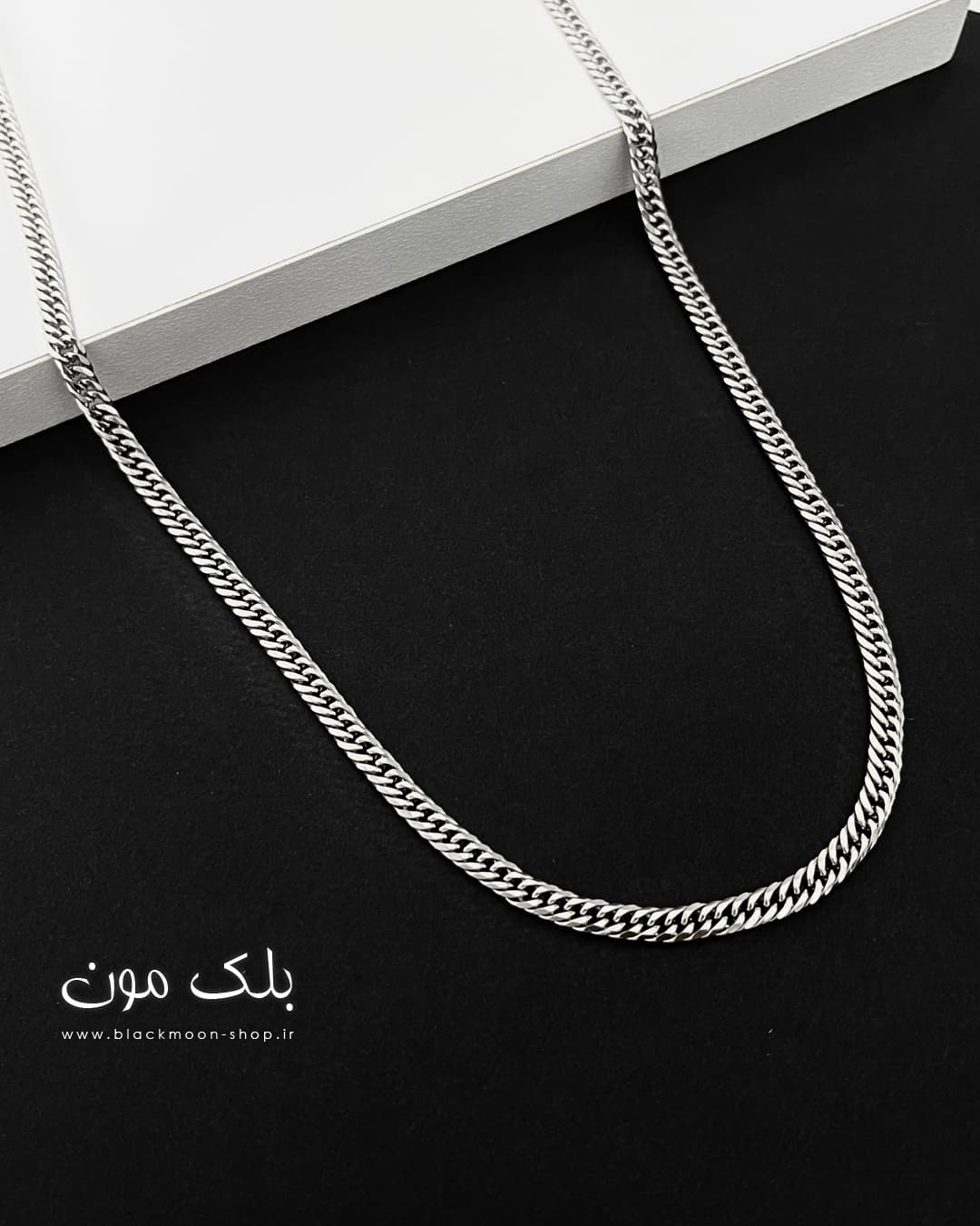 گردنبند مردانه کارتیر نقره ای 5 میل — تصویر ۲