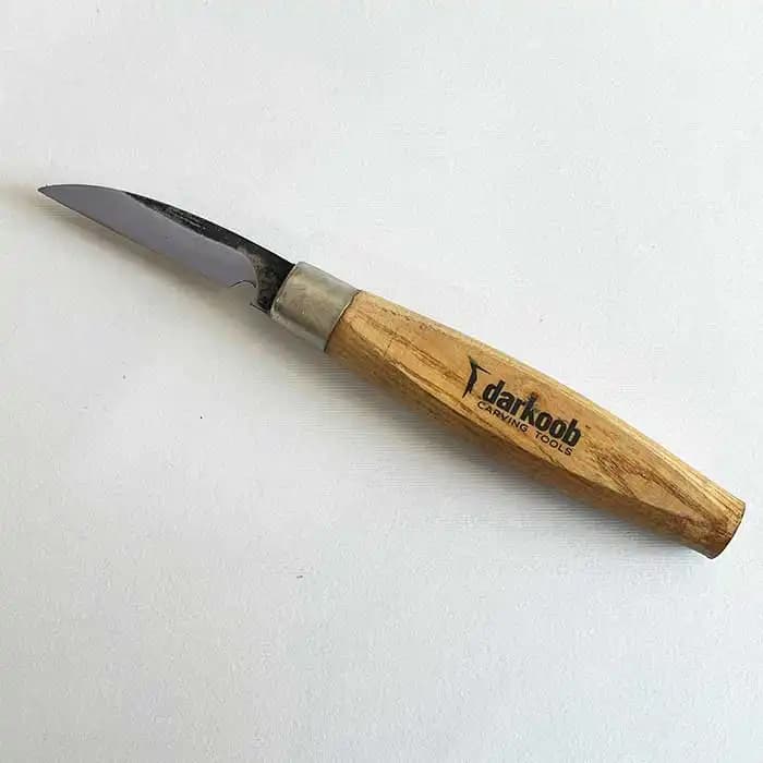 مغار چاقویی دارکوب مدل پیکر تراشی رو خم مدل دار تیغه 7 سانتی متر