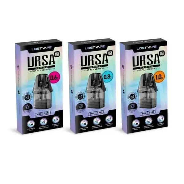 کارتریج اورسا V3 لاست ویپ 0.8 اهم 2.5 میلی لیتر | URSA Cartridge V3 — تصویر ۳