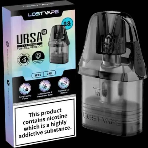 کارتریج اورسا V3 لاست ویپ 0.8 اهم 2.5 میلی لیتر | URSA Cartridge V3 — تصویر ۴