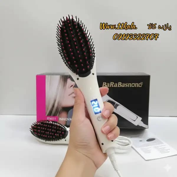 برس حرارتی مو باراباس نانو مدل Barabasnono ST-4111 (صفحه سرامیکی) — تصویر ۵