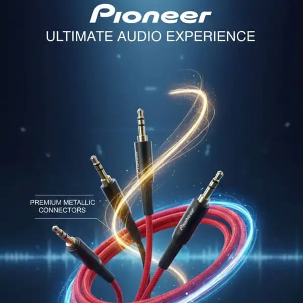 کابل AUX پایونیر (Pioneer) مدل JXO طول ۱ متر — تصویر ۸