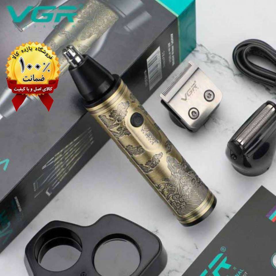 ماشین اصلاح چهارکاره وی جی آر مدل V-621 — تصویر ۲