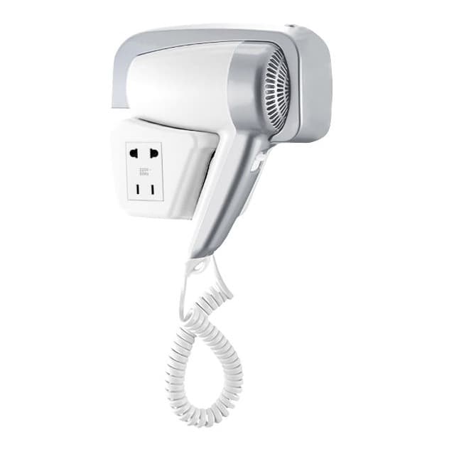سشوار دیواری سوکت دار G28-1 نقره ای