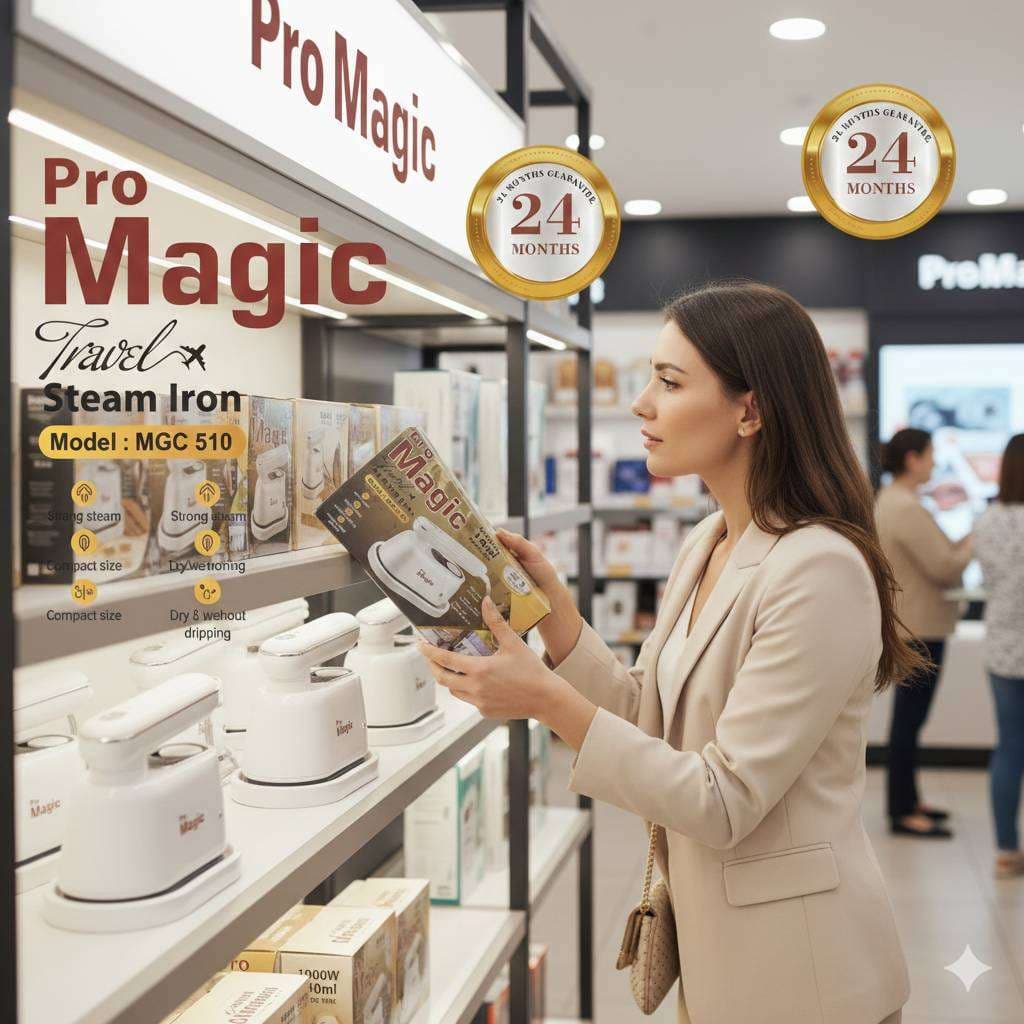 اتو بخار دستی Pro Magic مدل 510 — تصویر ۲