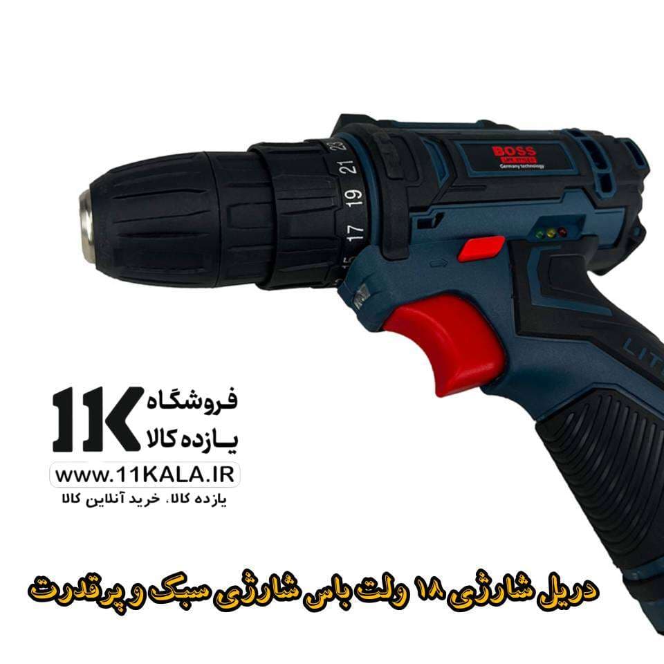 دریل شارژی ۱۸ ولت باس 18VF — تصویر ۶