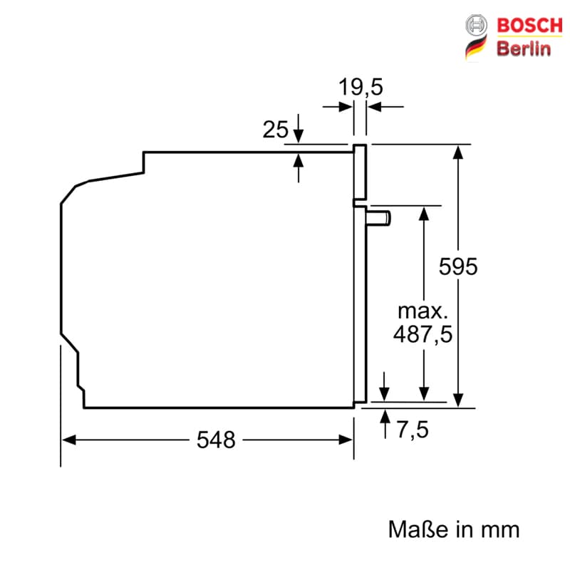 فر برقی توکار بوش مدل BOSCH HBA517BB0 — تصویر ۶