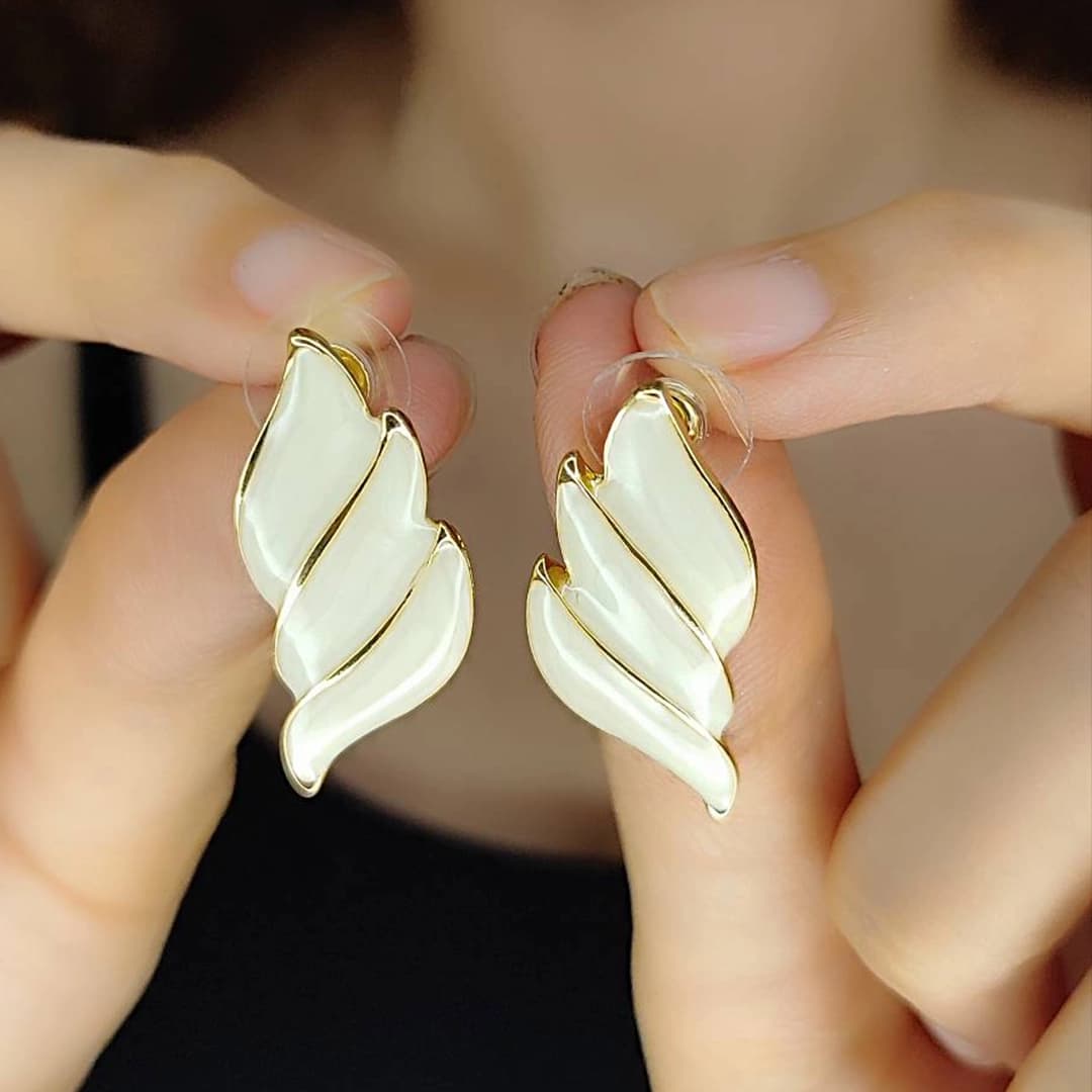 گوشواره مینا کاری بال فرشته