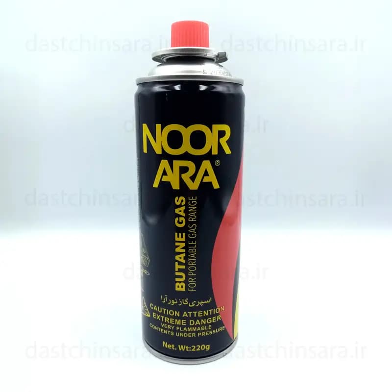 کپسول گاز نورآرا مخصوص اجاق گاز سفری و فندک صنعتی