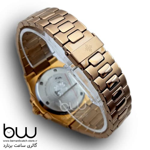 ساعت مچی مردانه پتک فیلیپ PATEK PHILIPPE نقره ای صفحه مشکی مدل M8058 — تصویر ۱۲