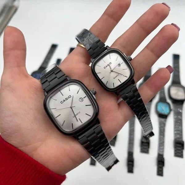 ساعت مچی کاسیو اولد مانی Casio 3298 مشکی صفحه سفید