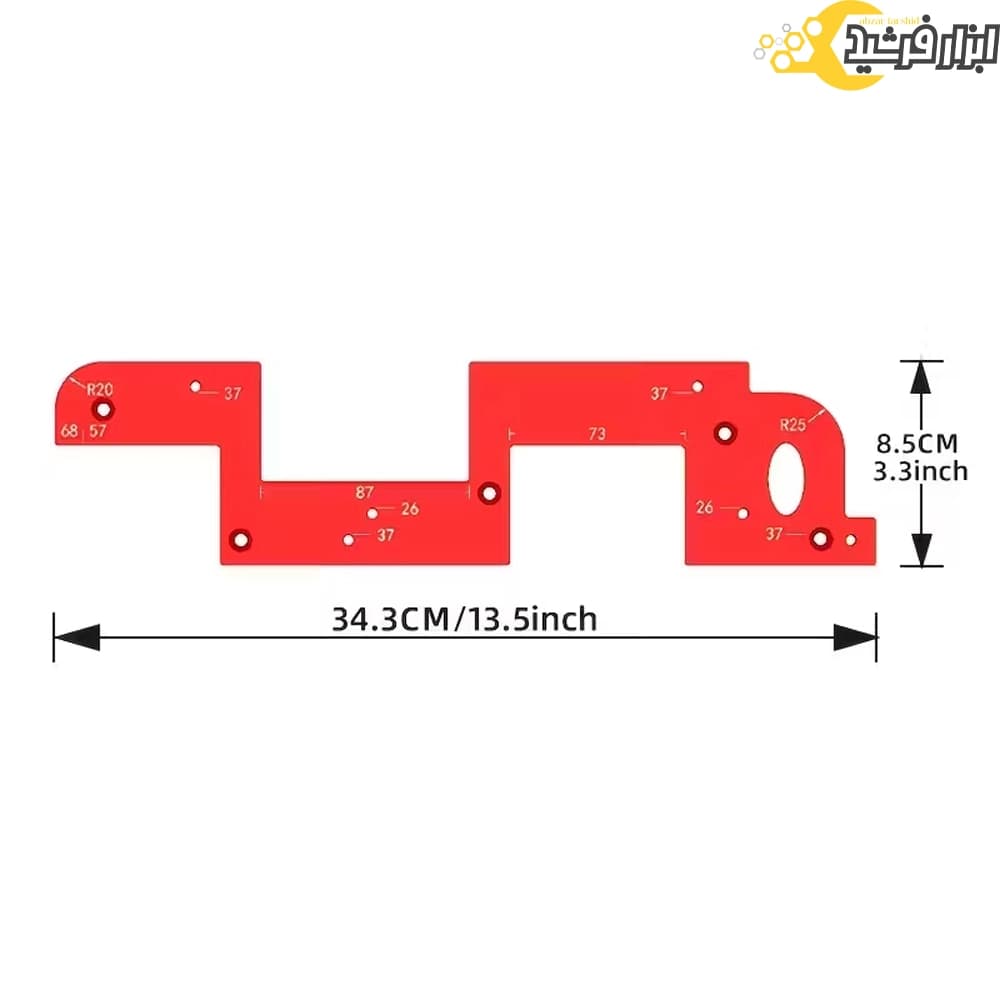 شابلون دستگیره مخفی کابینت — تصویر ۲