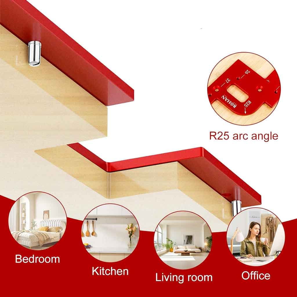 شابلون دستگیره مخفی کابینت — تصویر ۱۰