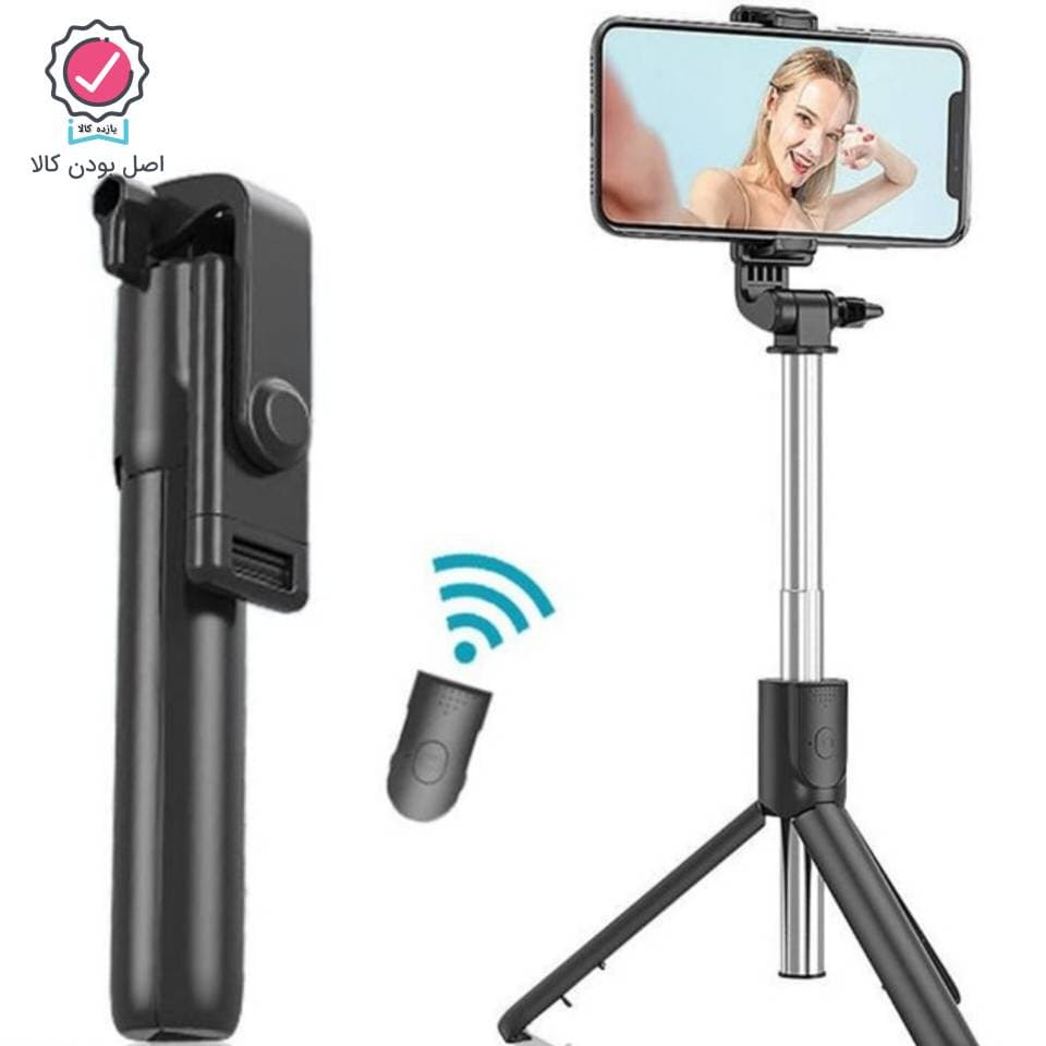 سه پایه و مونوپاد بلوتوثی R1 — تصویر ۳