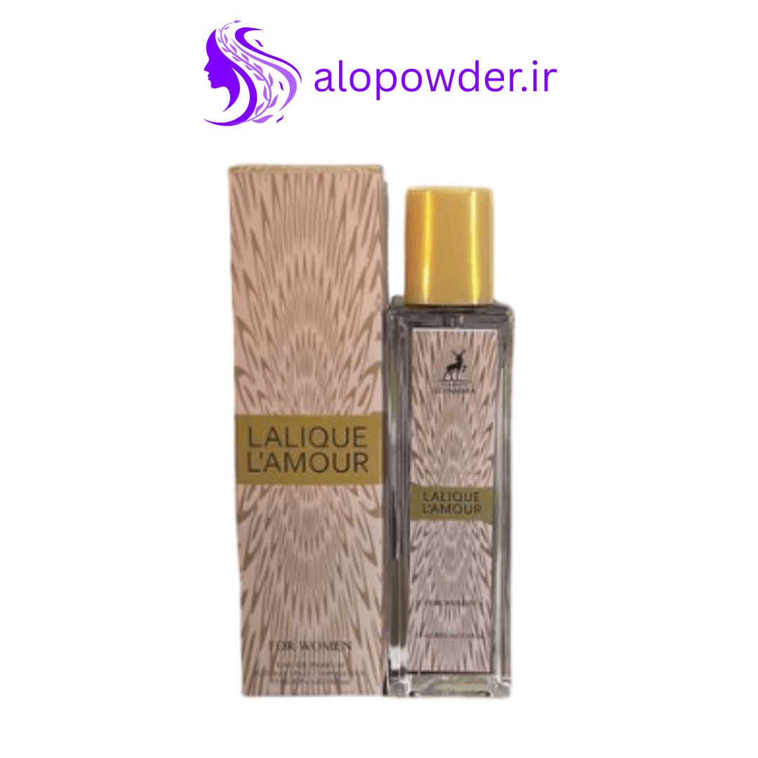 عطر ادوپرفیوم زنانه الحمبرا مدل لالیک لامور Lalique L’Amour حجم ۳۵ میل