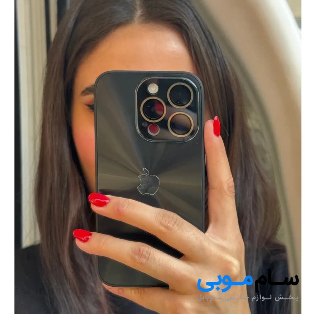 قاب مشکی لیزری آیفون(کدC1686)؛ (قیمت به روز 1405 ) — تصویر ۳