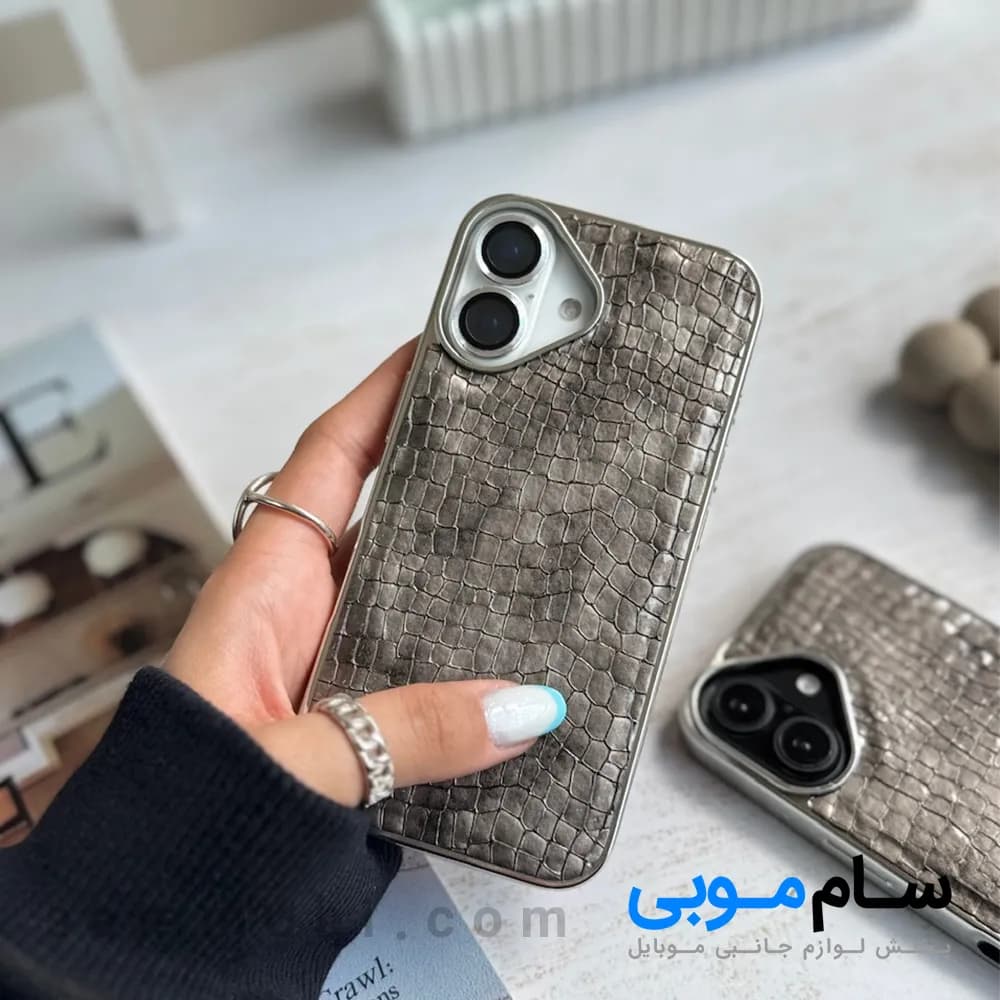 قاب کروکو کلاسیک آیفون(کدC1974)؛ (قیمت به روز 1405 ) — تصویر ۴