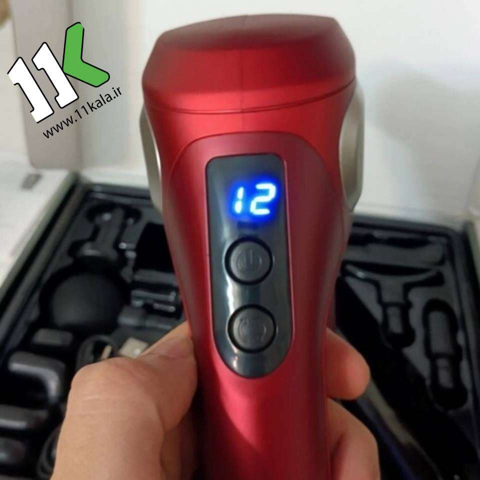 ماساژور تفنگی kh-750 دارای 12 سرعت و 8 سری — تصویر ۸