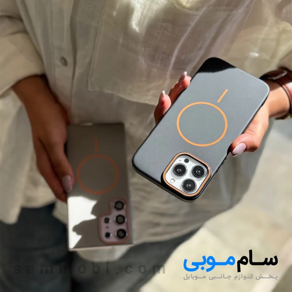 قاب لاین نارنجی مگ سیف آیفون (کدC1984)؛ (قیمت به روز 1405 ) — تصویر ۵