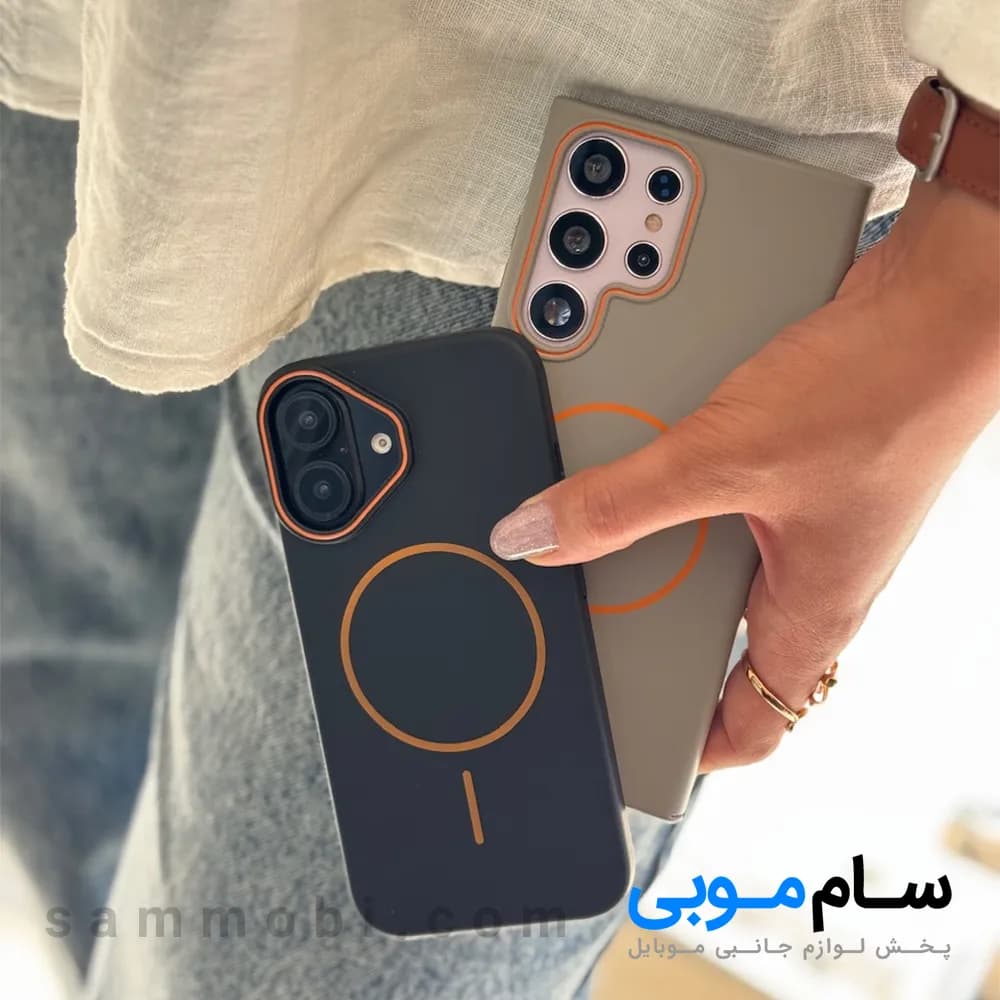 قاب لاین نارنجی مگ سیف آیفون (کدC1984)؛ (قیمت به روز 1405 ) — تصویر ۶