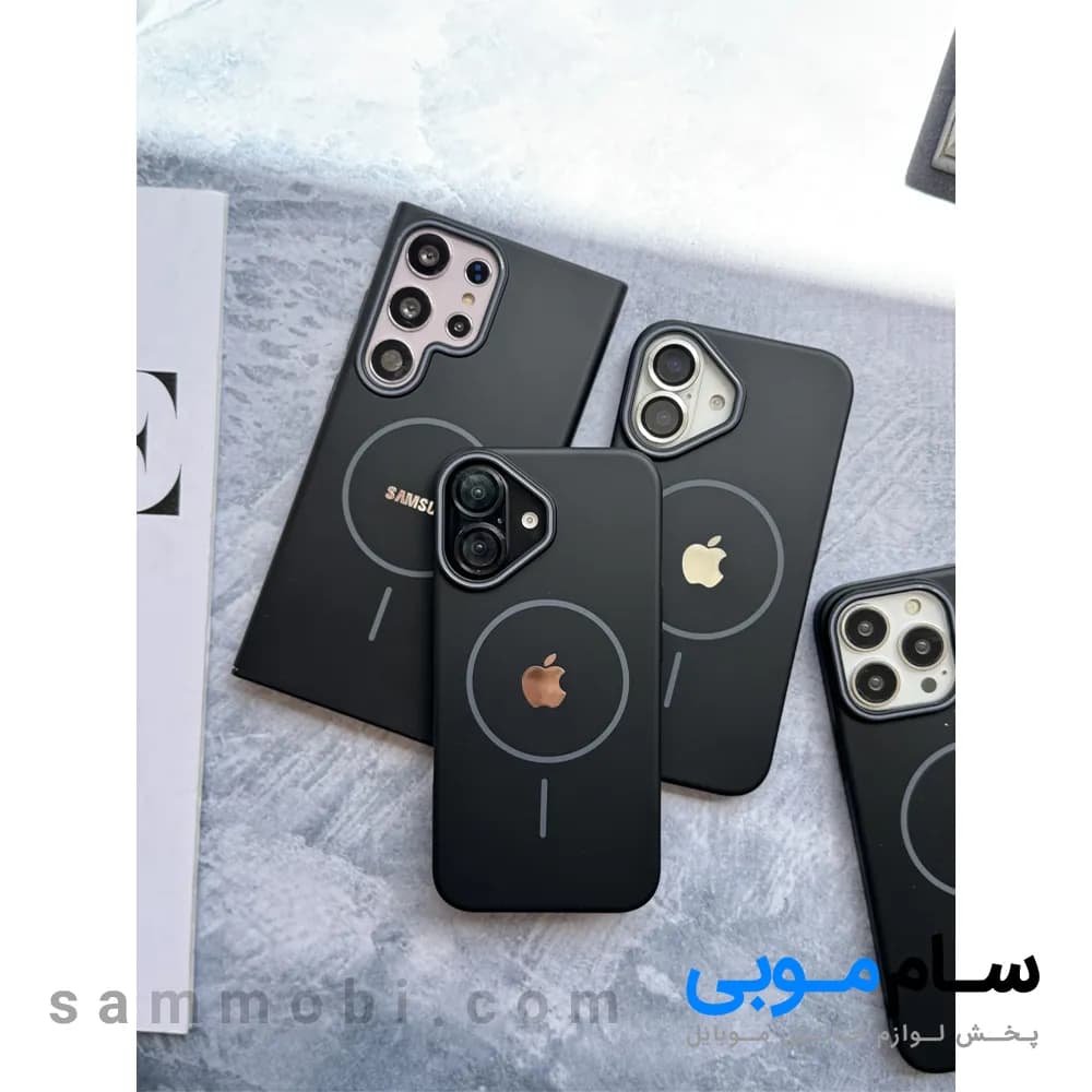 قاب لاین طوسی با لوگو آیفون (کدC2010)؛ (قیمت به روز 1405 ) — تصویر ۵