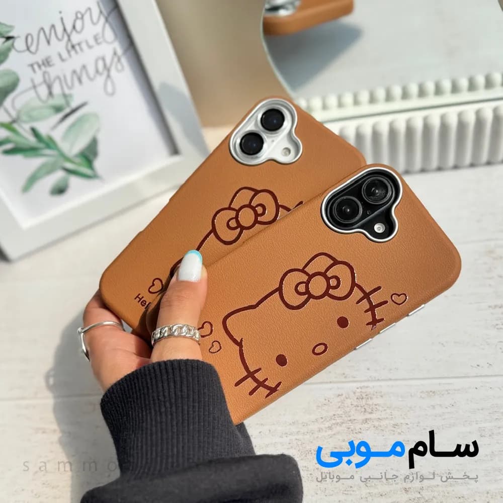 قاب هلو کیتی چرمی آیفون(کدC1975)؛ (قیمت به روز 1405 ) — تصویر ۳
