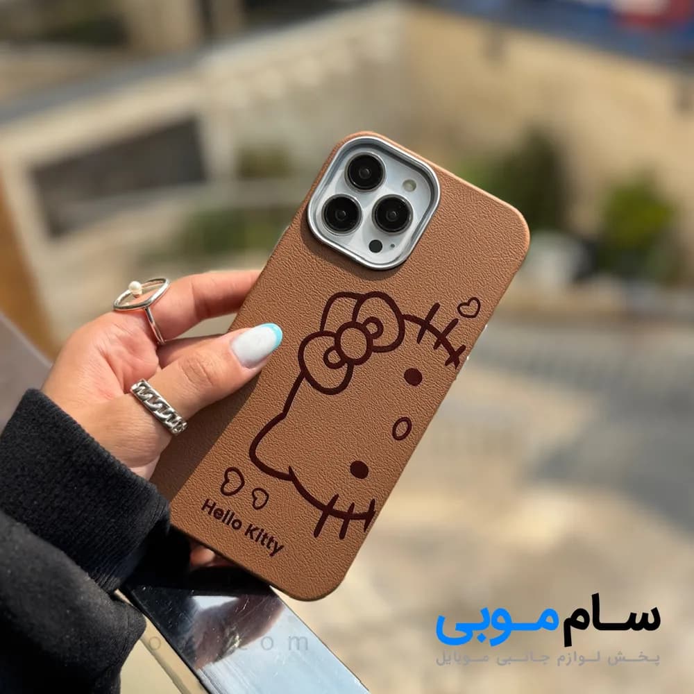 قاب هلو کیتی چرمی آیفون(کدC1975)؛ (قیمت به روز 1405 ) — تصویر ۵