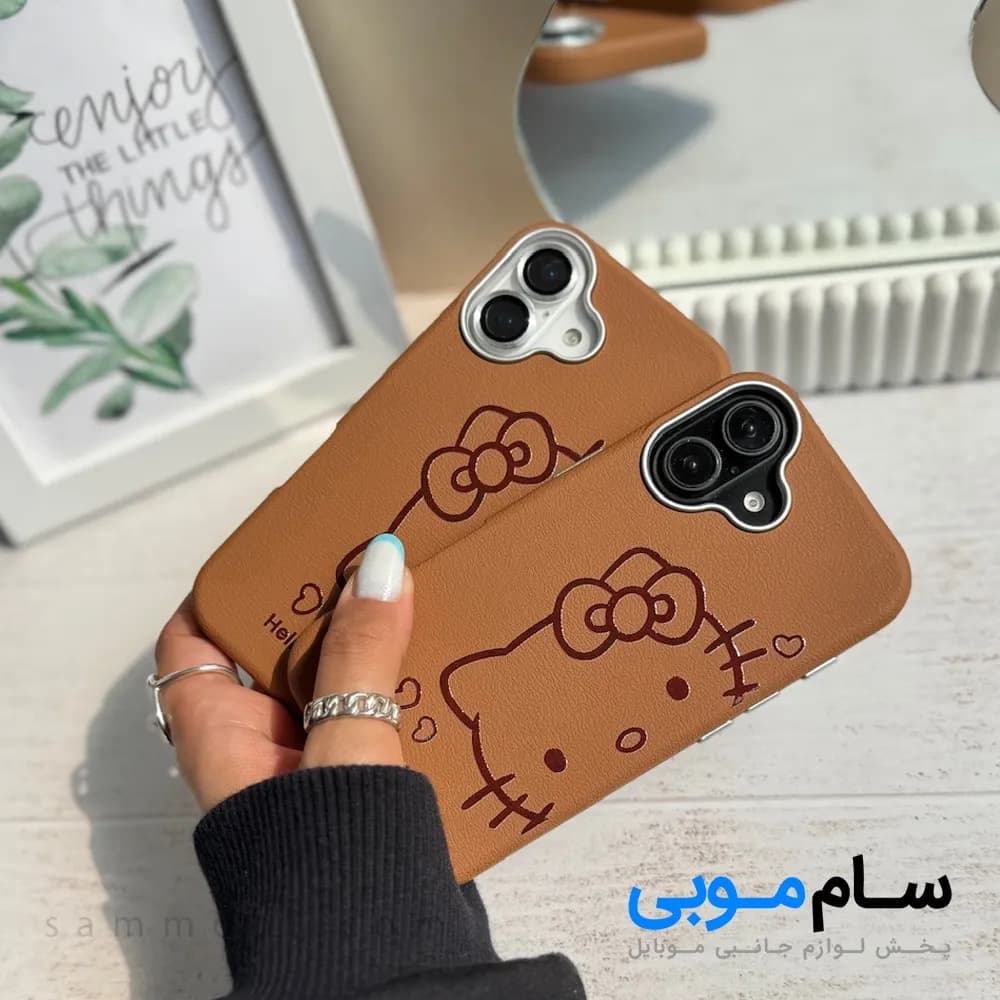 قاب هلو کیتی چرمی آیفون(کدC1975)؛ (قیمت به روز 1405 ) — تصویر ۴